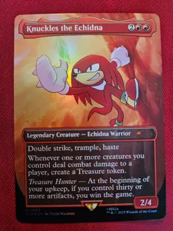 Knuckles the Echidna (Rainbow Foil) Secret Lair Drop Foil - Image 1