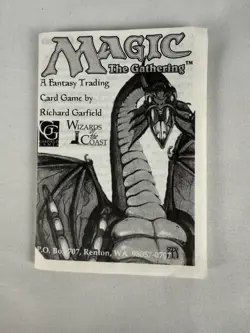 Magic the Gathering 3rd Edition Revised Rule Booklet Excellent! - Image 1