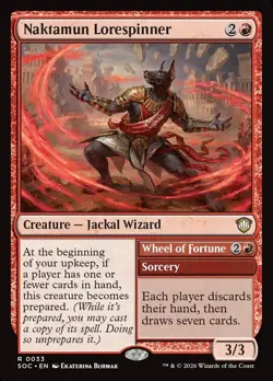 Naktamun Lorespinner // Wheel of Fortune Commander: Secrets of Strixhaven MTG - Image 1
