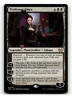 Professor Onyx 153 M Commander: Duskmourn: House of Horror - Image 1