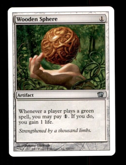 Magic the Gathering MTG #321 Wooden Sphere Eighth 8th Edition Artifact Uncommon - Image 1