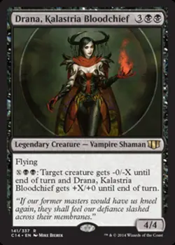 x1 Drana, Kalastria Bloodchief R MTG Commander 2014 M/NM, English - Image 1