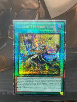 Yugioh Radiant Typhoon Vision RA05-EN075 Starlight Rare 1st Edition - Image 1