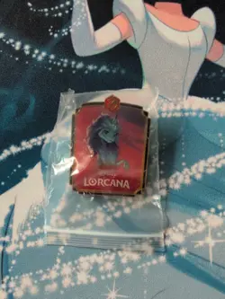 Disney Lorcana Ruby Sisu League Kit Pin - Image 1