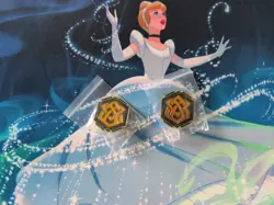 Disney Lorcana Amber Ink Symbol League Kit Pin - Image 1