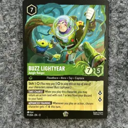 Disney Lorcana Wilds Unknown Buzz Lightyear Jungle Ranger 91/204 Legendary NM - Image 1