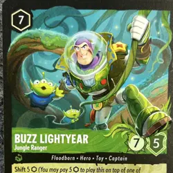 Disney Lorcana Wilds Unknown Buzz Lightyear Jungle Ranger 91/204 Legendary NM - Image 3