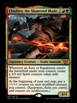 Chishiro, the Shattered Blade 1 M Commander: Kamigawa: Neon Dynasty - Image 1