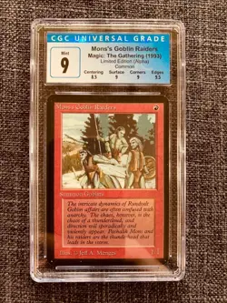 MTG 1993 ALPHA EDITION, Mons's Goblin Raiders, Pristine Case - Image 1