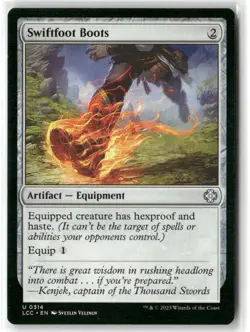 Swiftfoot Boots Commander: the Lost Caverns of Ixalan Regular - Image 1