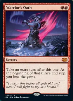 Warrior's Oath Double Masters 2022 - Near Mint Foil - Image 1