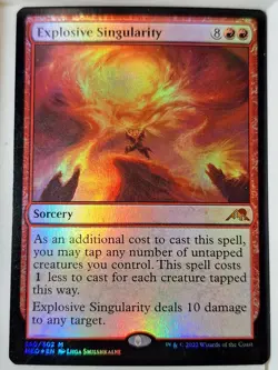 Explosive Singularity - FOIL - Kamigawa: Neon Dynasty - Magic the Gathering MTG - Image 1