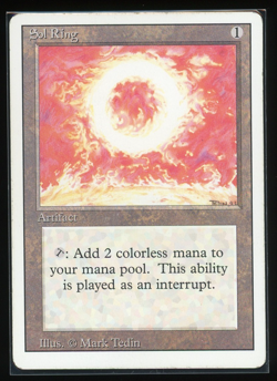 Sol Ring - Revised - 1994 - Magic the Gathering - Image 1