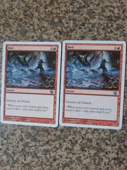 MTG 2 x Boil - MTG core set 8th edition - Image 1