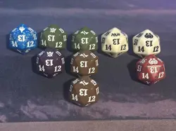 Magic the Gathering d20 Spindown Life Counter Die Lots of Sets and Colors MTG - Image 1