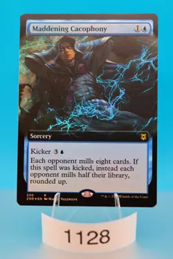 MTG Maddening Cacophony (Extended Art) Zendikar Rising Foil #330 - Image 1