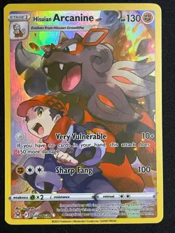 Pokemon Hisuian Arcanine UR SWSH11: Lost Origin Trainer Gallery TG08/TG30 MP - Image 1