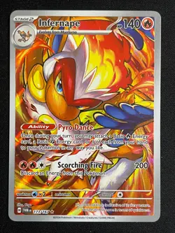 Pokemon Infernape - Illustration Rare SV06: Twilight Masquerade 173/167 NM - Image 1