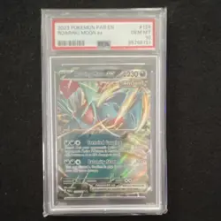 Pokemon TCG Roaring Moon ex Paradox Rift Holo Double Rare 124 PSA 10 English - Image 1