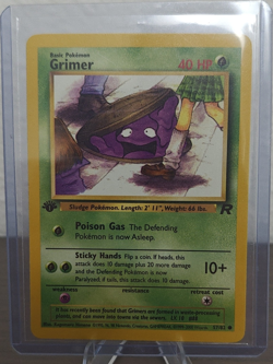 Pokemon TCG Grimer 57/82 Team Rocket Rare 1st Edition - Image 1