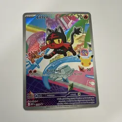 The Pokemon Company Litten 044 Me: Mega Evolution Promo Holo Full Art 70HP - Image 1