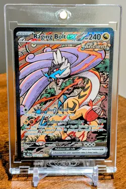 Pokemon TCG Raging Bolt EX 166/131 Prismatic Evolutions SIR - Image 1