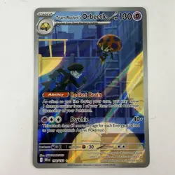 Pokemon TCG Destined Rivals Team Rocket's Orbeetle 198/182 Near Mint - Image 1