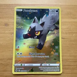 Pokemon Poochyena Ultra Rare Full Art Holo GG33/GG70 Crown Zenith 60 HP Basic - Image 1
