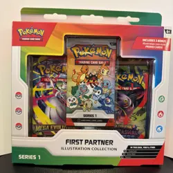 Pokemon TCG First Partner Illustration Collection Series 1 Box New Unopened - Image 1