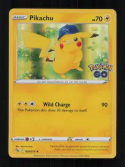 HOLO PIKACHU RARE HOLO 028/078 NM POKEMON - Image 1