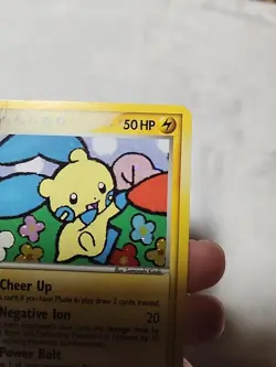 Pokemon TCG Pop Series 3 Minun Holo 2006 4/17 Damaged - Image 3