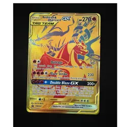 The Pokemon Company Reshiram & Charizard GX SM247 Black Star Promo Full Art Holo - Image 1