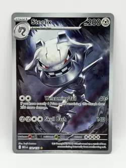 Steelix 150/132 Mega Evolution NM Illustration Rare Pokemon TCG - Image 1