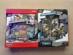 Pokemon Sam’s Club Black Bolt Binder & Unova Poster Collection Sealed - Image 1