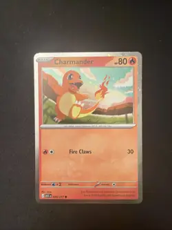 Pokemon Charmander Ascended Heroes 020/217 Cosmo Holo Promo - Image 1