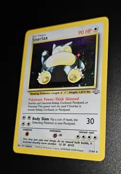 Pokemon Snorlax 11/64 Jungle Holo LP - Image 1