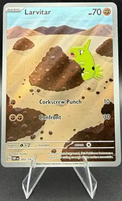 Pokemon - Larvitar - 203/197 - SV03: Obsidian Flames (OBF) - NM - Image 1
