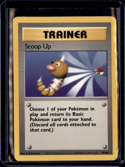 Scoop Up 78/102 Rare Base Set Unlimited Pokemon Near Mint - Image 1