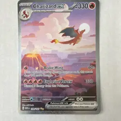 Pokemon TCG Charizard EX 199/165 Scarlet & Violet 151 English Edition 🔥 - Image 1