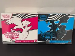 Pokemon TCG Scarlet Violet Black Bolt + White Flare Elite Trainer Box 2-Pack - Image 1