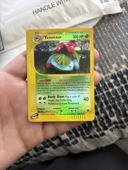 2002 Pokemon Expedition Venusaur Holo Swirl 30/165 NM - Image 1