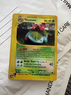 2002 Pokemon Expedition Venusaur Holo Swirl 30/165 NM - Image 3
