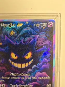 2000 Pokemon Fossil Gengar 1st Edition -Rare- Excellent Condition Raw - PROXI - Image 4