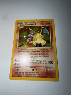 1999 Pokemon Charizard 004/102 Base Set Holo Unlimited Rare, Vintage! MINT - Image 1
