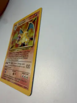 1999 Pokemon Charizard 004/102 Base Set Holo Unlimited Rare, Vintage! MINT - Image 5