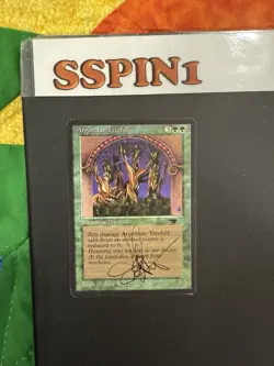 MTG Artist Proof Argothian Treefolk, Legends, Signed Amy Weber - Image 2