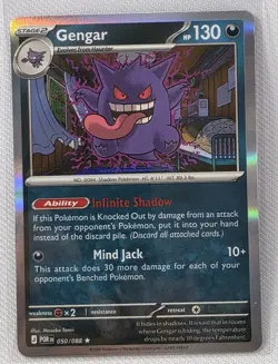 Pokemon TCG Gengar Holo 50/88 Near Mint Condition - Image 1