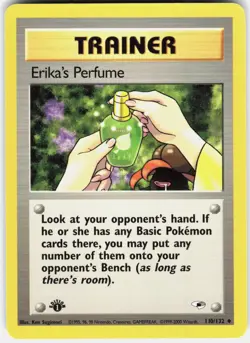 Erika's Perfume 110/132 Uncommon Gym Heroes Pokemon 1st Edition LP - Image 1