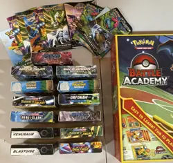Pokemon Battle Academy Theme Deck Lot Pikachu Charizard Eevee Venusaur Blastoise - Image 1
