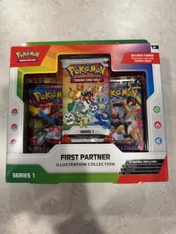 Pokemon First Partner Illustration Collection Series 1 Promo Booster Box - Image 1